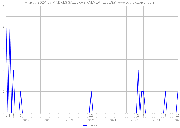 Visitas 2024 de ANDRES SALLERAS PALMER (España) 