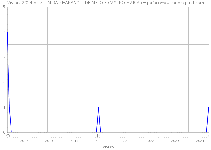 Visitas 2024 de ZULMIRA KHARBAOUI DE MELO E CASTRO MARIA (España) 