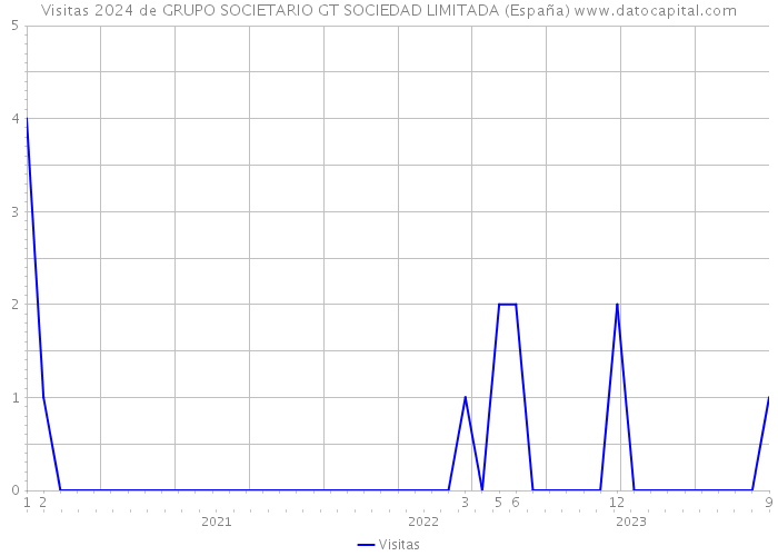 Visitas 2024 de GRUPO SOCIETARIO GT SOCIEDAD LIMITADA (España) 