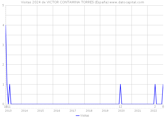 Visitas 2024 de VICTOR CONTAMINA TORRES (España) 