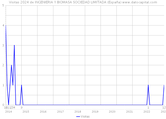 Visitas 2024 de INGENIERIA Y BIOMASA SOCIEDAD LIMITADA (España) 
