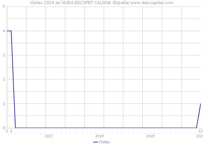Visitas 2024 de NURIA ESCOFET CALSINA (España) 