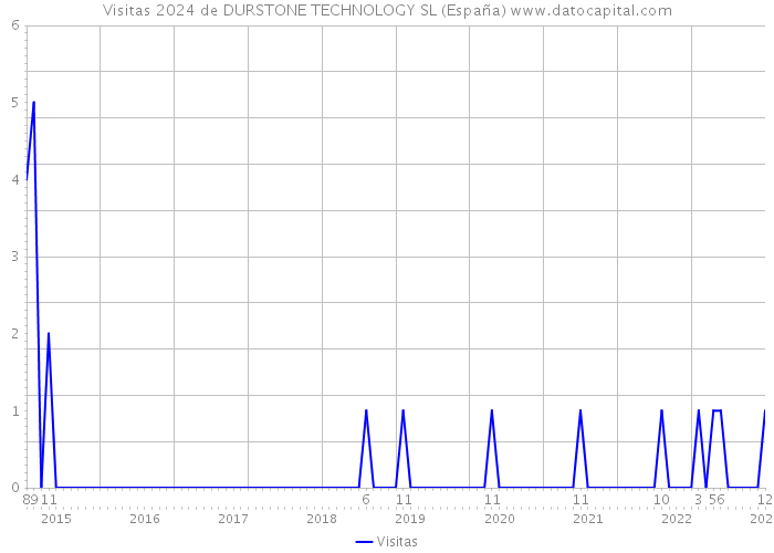 Visitas 2024 de DURSTONE TECHNOLOGY SL (España) 