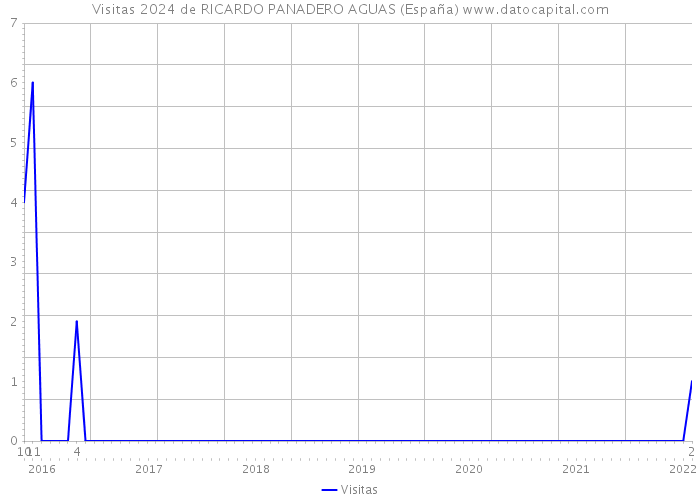 Visitas 2024 de RICARDO PANADERO AGUAS (España) 