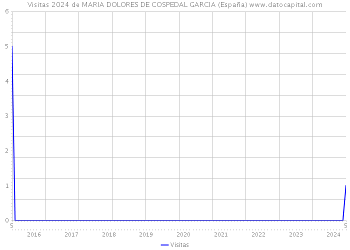 Visitas 2024 de MARIA DOLORES DE COSPEDAL GARCIA (España) 