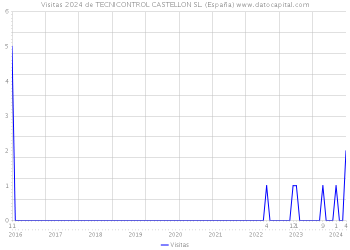 Visitas 2024 de TECNICONTROL CASTELLON SL. (España) 