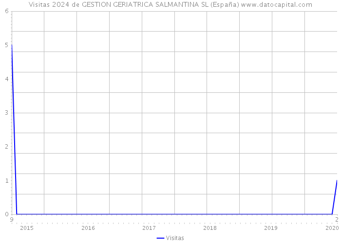 Visitas 2024 de GESTION GERIATRICA SALMANTINA SL (España) 