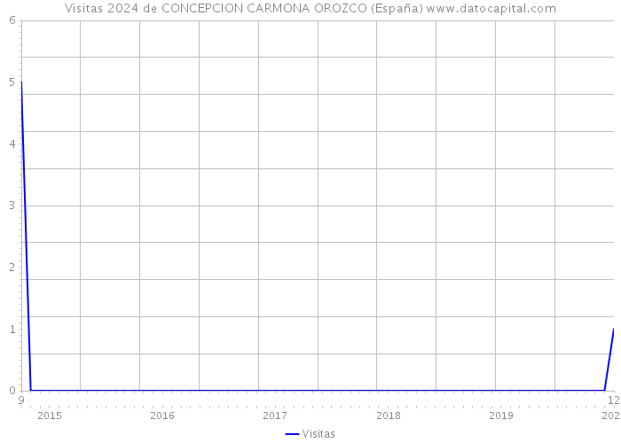 Visitas 2024 de CONCEPCION CARMONA OROZCO (España) 