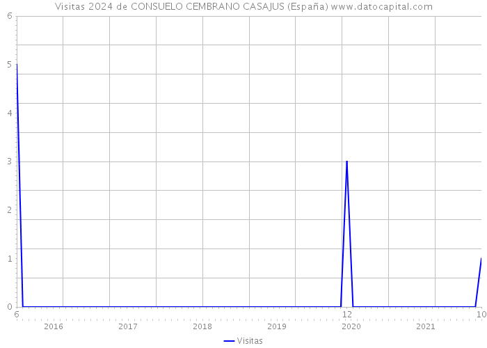Visitas 2024 de CONSUELO CEMBRANO CASAJUS (España) 