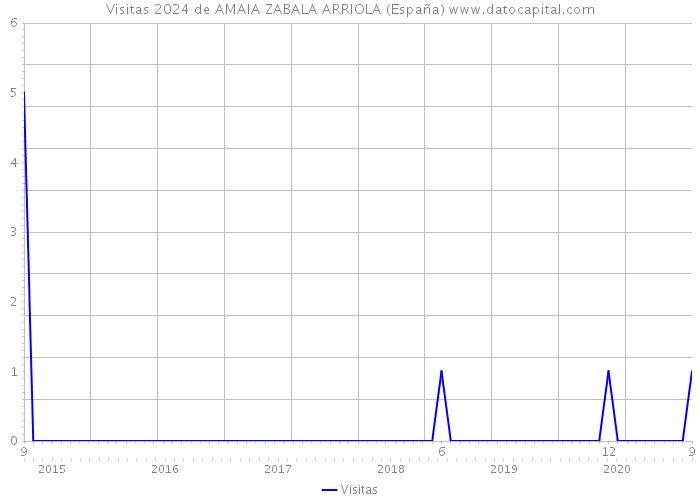 Visitas 2024 de AMAIA ZABALA ARRIOLA (España) 