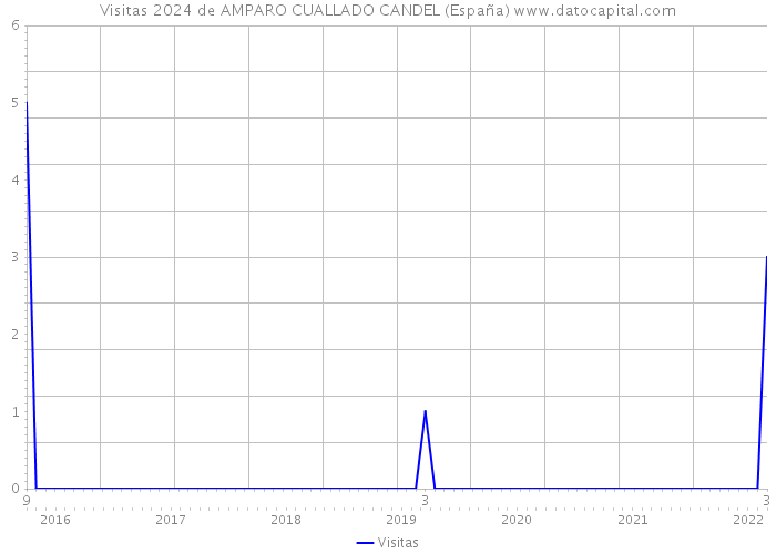 Visitas 2024 de AMPARO CUALLADO CANDEL (España) 