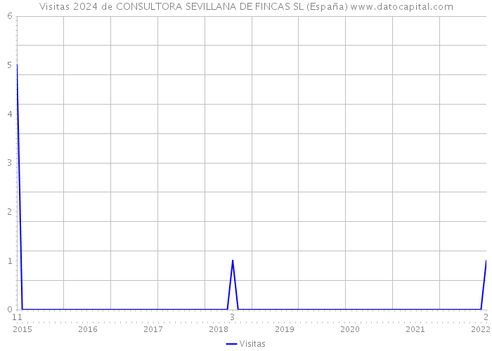 Visitas 2024 de CONSULTORA SEVILLANA DE FINCAS SL (España) 