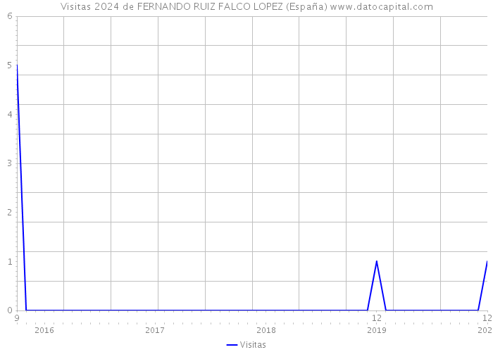 Visitas 2024 de FERNANDO RUIZ FALCO LOPEZ (España) 