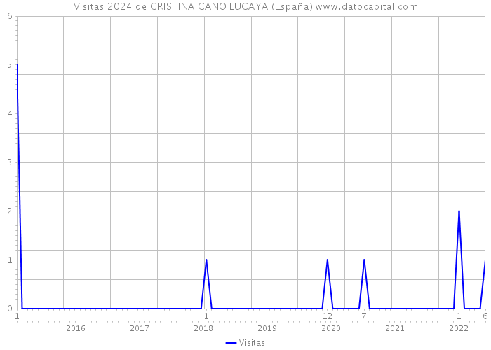 Visitas 2024 de CRISTINA CANO LUCAYA (España) 