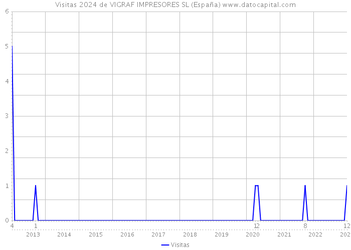 Visitas 2024 de VIGRAF IMPRESORES SL (España) 