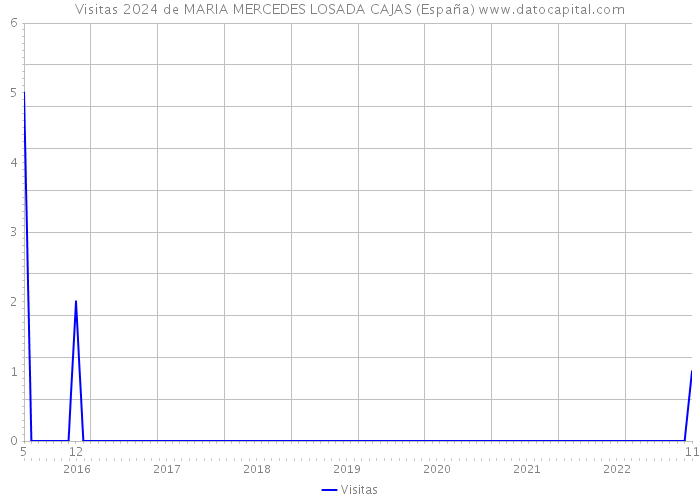 Visitas 2024 de MARIA MERCEDES LOSADA CAJAS (España) 