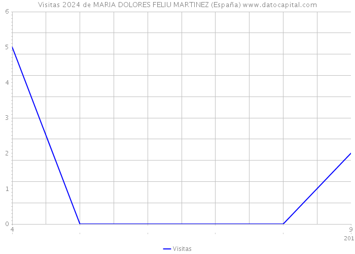 Visitas 2024 de MARIA DOLORES FELIU MARTINEZ (España) 