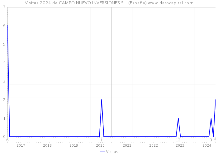 Visitas 2024 de CAMPO NUEVO INVERSIONES SL. (España) 