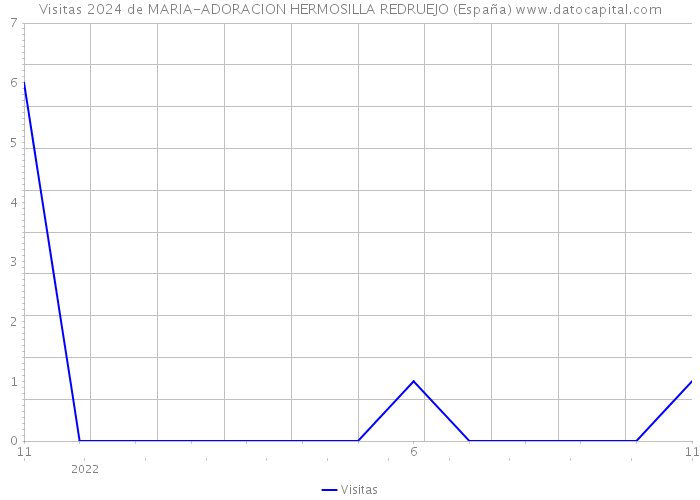 Visitas 2024 de MARIA-ADORACION HERMOSILLA REDRUEJO (España) 
