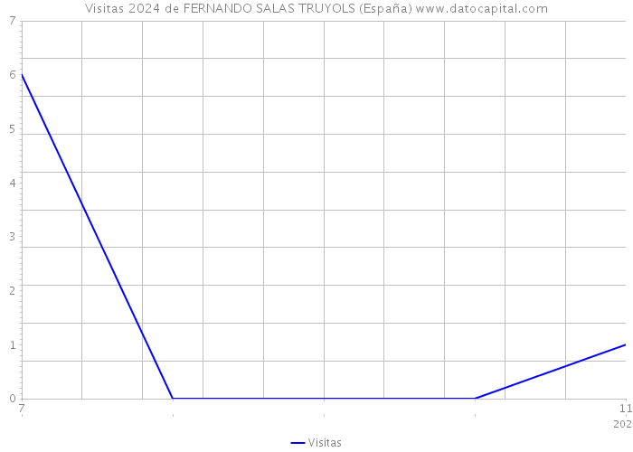 Visitas 2024 de FERNANDO SALAS TRUYOLS (España) 