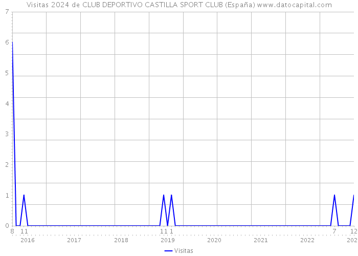Visitas 2024 de CLUB DEPORTIVO CASTILLA SPORT CLUB (España) 