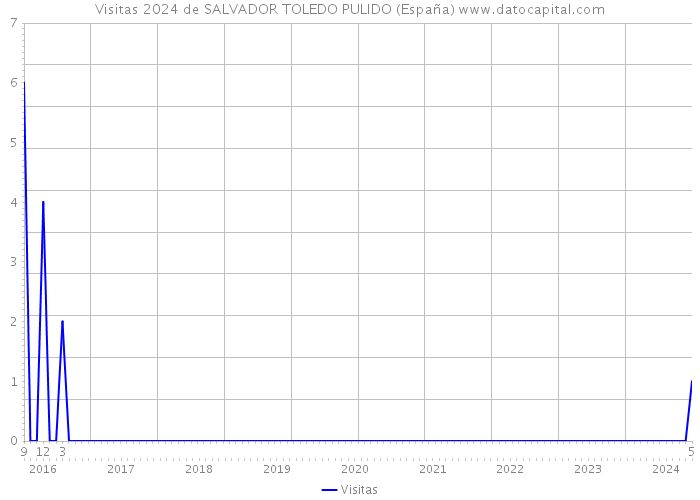 Visitas 2024 de SALVADOR TOLEDO PULIDO (España) 