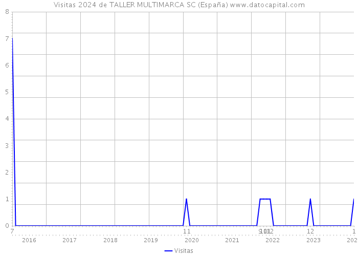 Visitas 2024 de TALLER MULTIMARCA SC (España) 