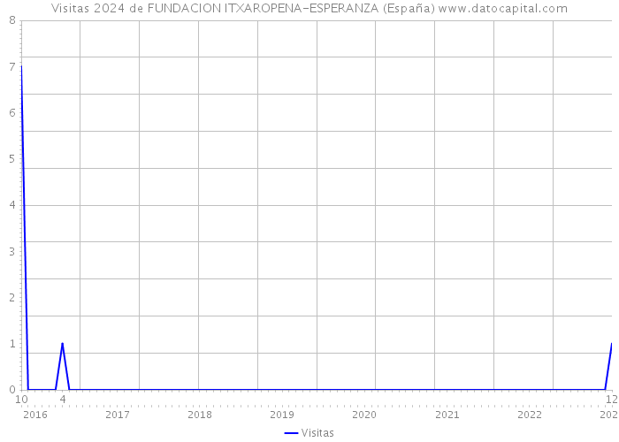 Visitas 2024 de FUNDACION ITXAROPENA-ESPERANZA (España) 
