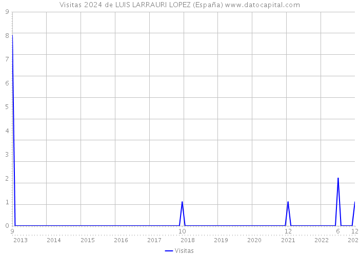 Visitas 2024 de LUIS LARRAURI LOPEZ (España) 