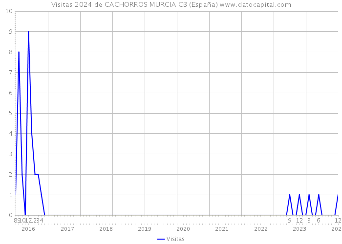 Visitas 2024 de CACHORROS MURCIA CB (España) 