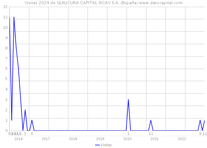 Visitas 2024 de QUILICURA CAPITAL SICAV S.A. (España) 