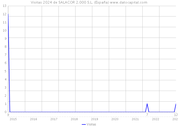 Visitas 2024 de SALACOR 2.000 S.L. (España) 