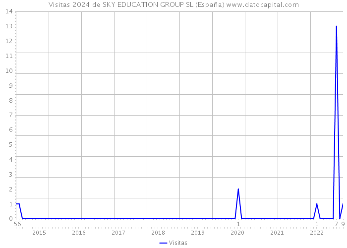 Visitas 2024 de SKY EDUCATION GROUP SL (España) 