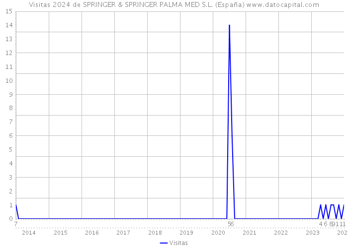 Visitas 2024 de SPRINGER & SPRINGER PALMA MED S.L. (España) 
