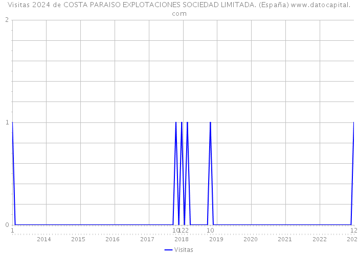 Visitas 2024 de COSTA PARAISO EXPLOTACIONES SOCIEDAD LIMITADA. (España) 