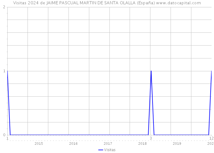 Visitas 2024 de JAIME PASCUAL MARTIN DE SANTA OLALLA (España) 