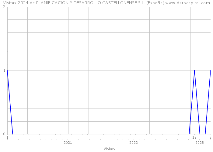 Visitas 2024 de PLANIFICACION Y DESARROLLO CASTELLONENSE S.L. (España) 