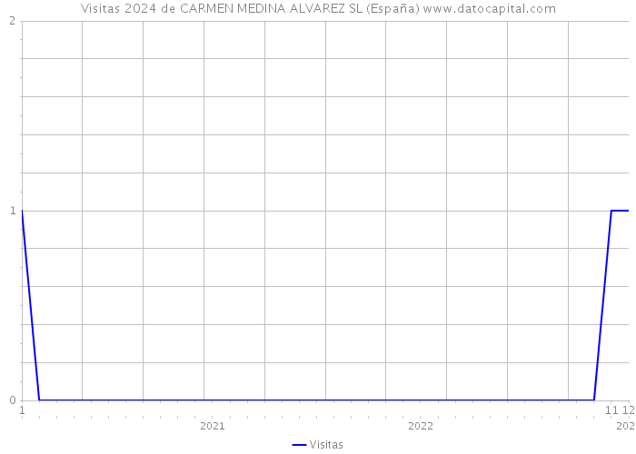 Visitas 2024 de CARMEN MEDINA ALVAREZ SL (España) 