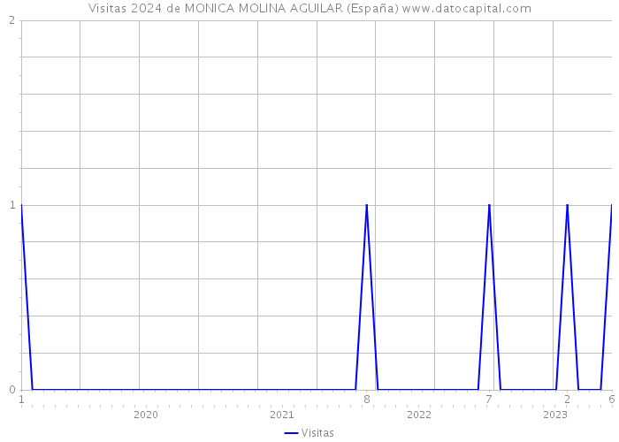 Visitas 2024 de MONICA MOLINA AGUILAR (España) 