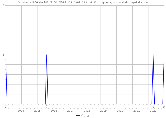 Visitas 2024 de MONTSERRAT MARSAL COLLADO (España) 