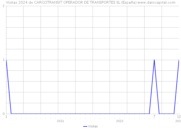 Visitas 2024 de CARGOTRANSIT OPERADOR DE TRANSPORTES SL (España) 