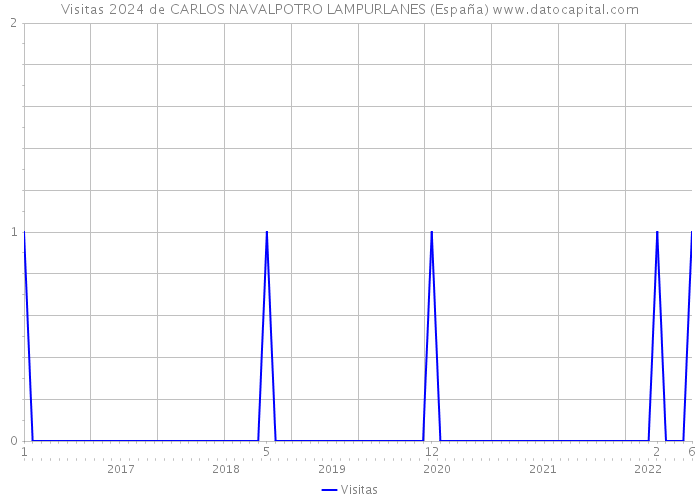 Visitas 2024 de CARLOS NAVALPOTRO LAMPURLANES (España) 