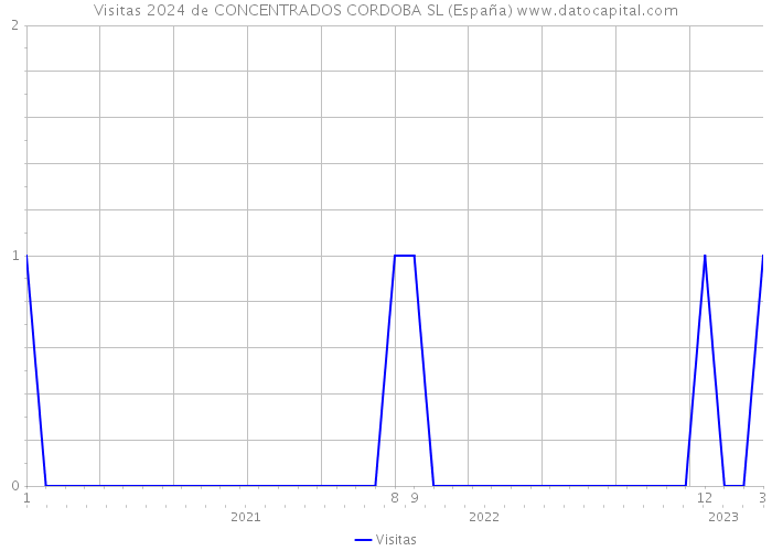 Visitas 2024 de CONCENTRADOS CORDOBA SL (España) 