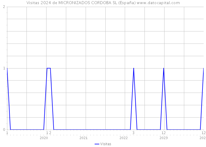 Visitas 2024 de MICRONIZADOS CORDOBA SL (España) 