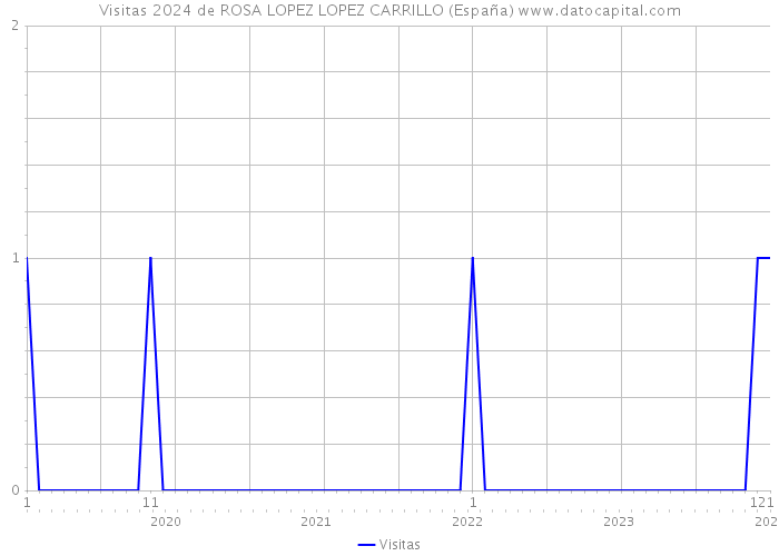 Visitas 2024 de ROSA LOPEZ LOPEZ CARRILLO (España) 