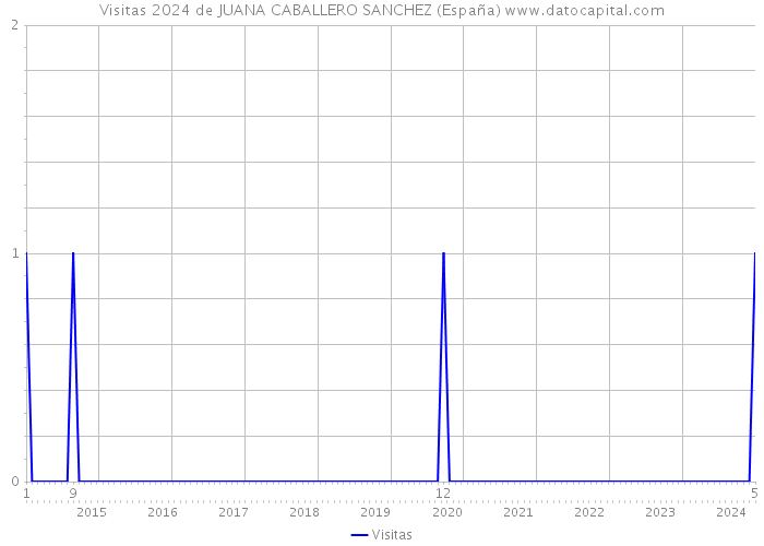 Visitas 2024 de JUANA CABALLERO SANCHEZ (España) 