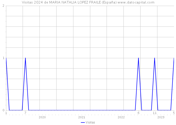 Visitas 2024 de MARIA NATALIA LOPEZ FRAILE (España) 