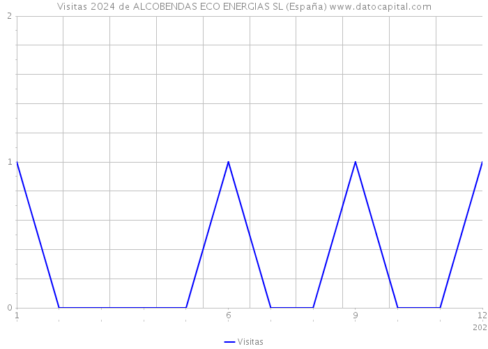 Visitas 2024 de ALCOBENDAS ECO ENERGIAS SL (España) 