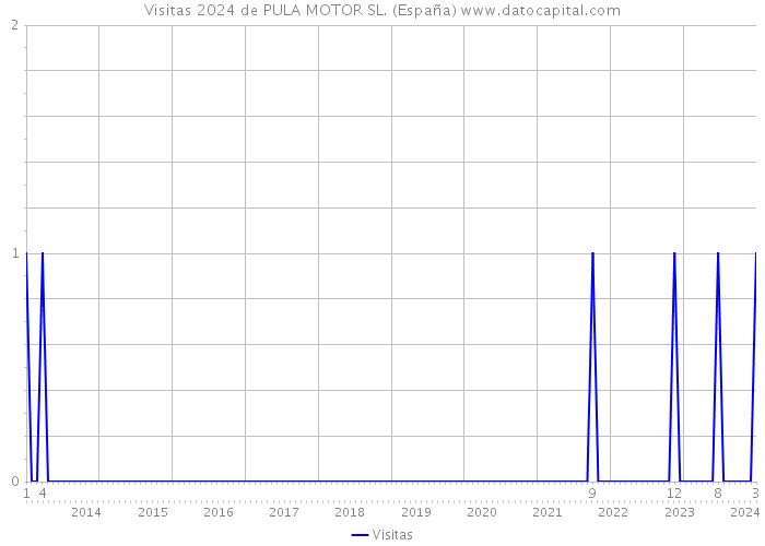 Visitas 2024 de PULA MOTOR SL. (España) 