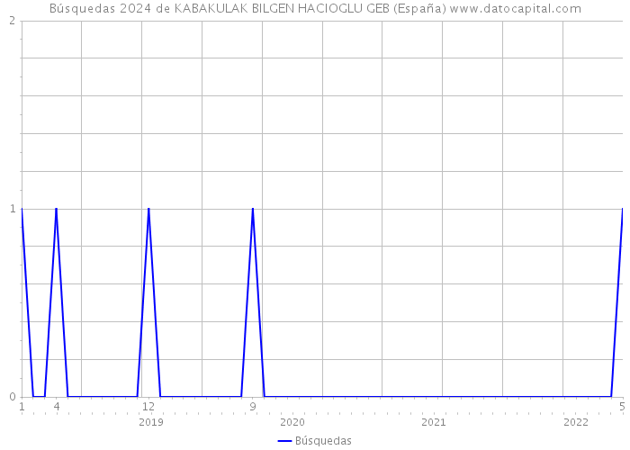Búsquedas 2024 de KABAKULAK BILGEN HACIOGLU GEB (España) 
